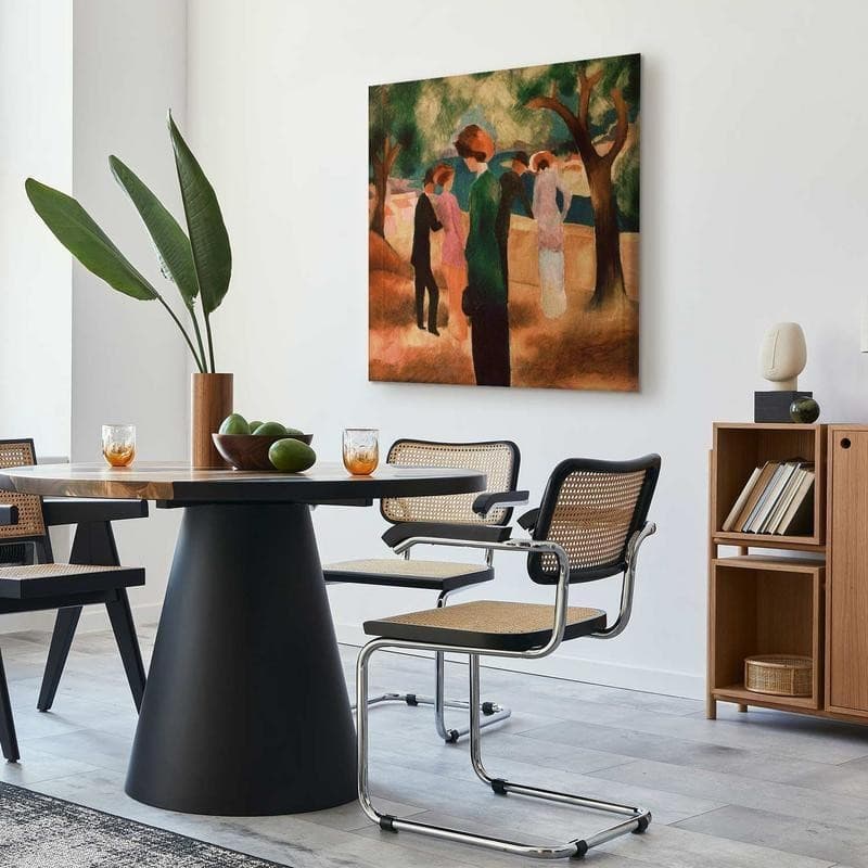 Quadro - Lady in Green Jacket (August Macke) in Poster e stampe Collezione Casa - Trebisacce, commercioVirtuoso.it