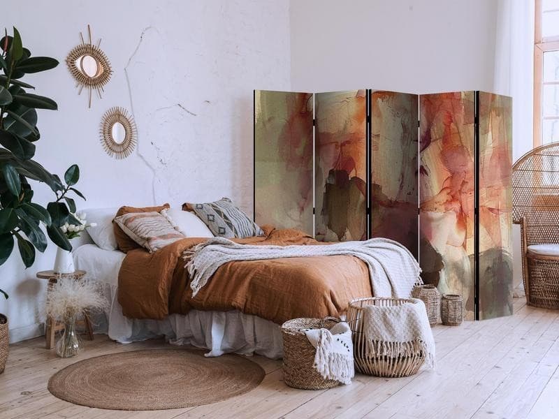 Paravento - Rose Abstraction - Spilled Watercolor Paint in Spring Colors in Dipinti Collezione Casa - Trebisacce, commercioVirtuoso.it