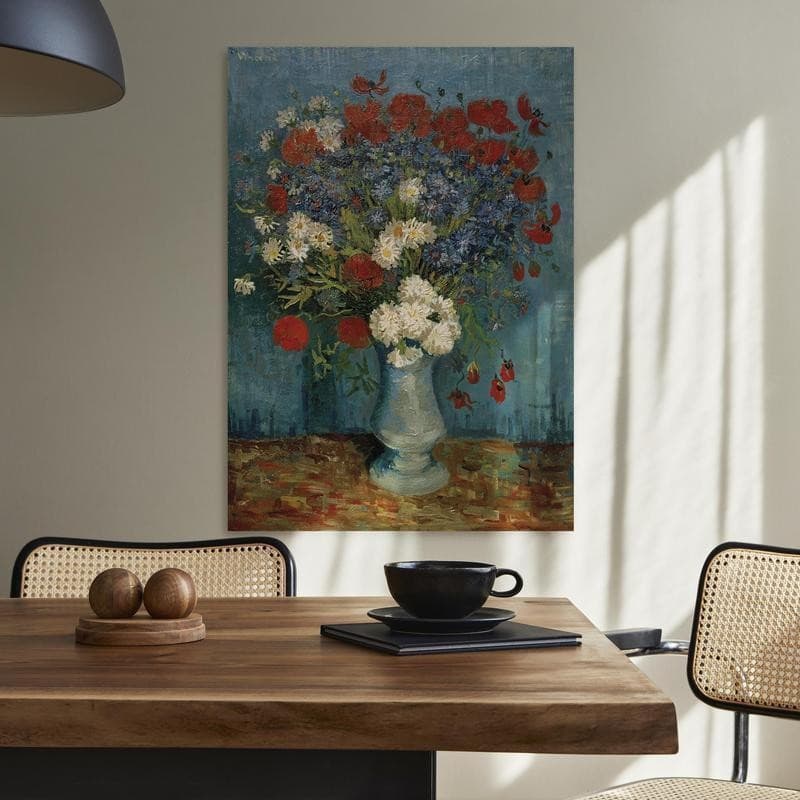 Quadro - Vase With Cornflowers and Poppies in Tele intelaiate Collezione Casa - Trebisacce, commercioVirtuoso.it