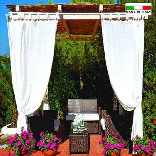 TENDA PER GAZEBO IDROREPELLENTE CON BRETELLE CM.140X270H. BIANCA -- PZ 1 in prodotto EuroStore07 - Alatri, commercioVirtuoso.it