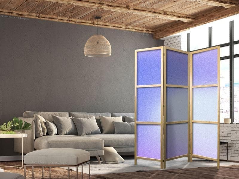 Paravento giapponese - Heather Mist - Delicate Gradient Composed of Various Shades of Violet in Paraventi Collezione Casa - Trebisacce, commercioVirtuoso.it
