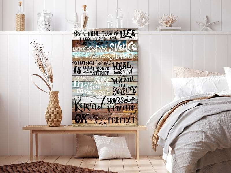 Quadro - Positive Affirmations in Poster e stampe Collezione Casa - Trebisacce, commercioVirtuoso.it