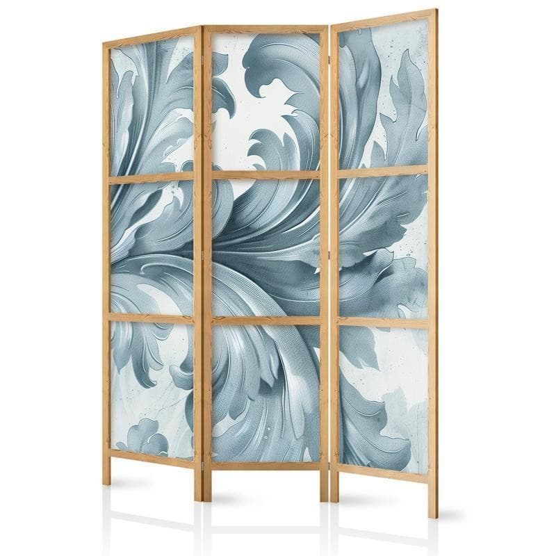Paravento giapponese Foglie stile barocco 3 ante