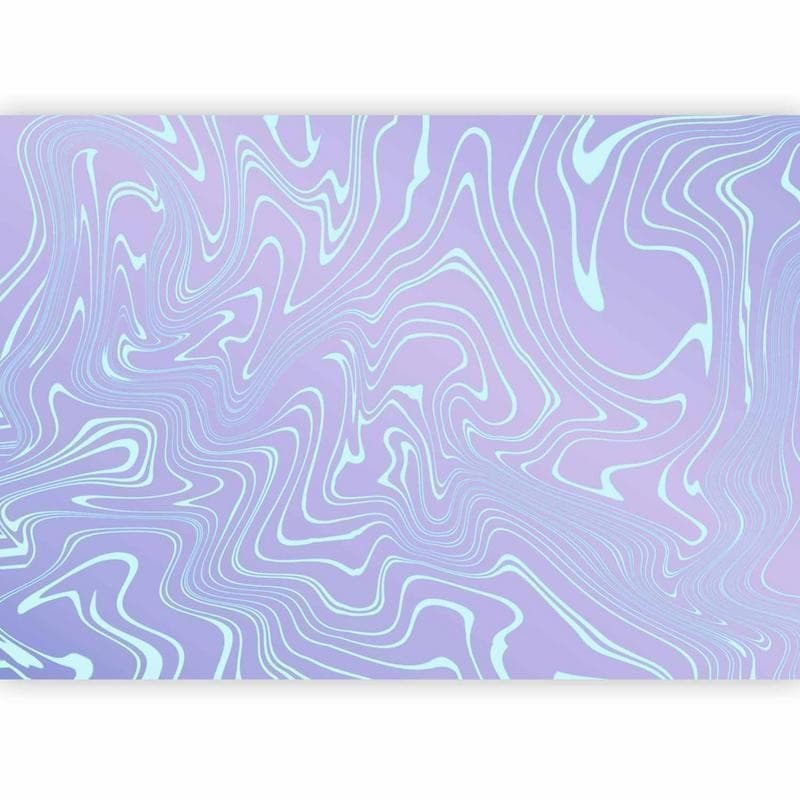 Carta da parati - Sea Abstraction - Intriguing Composition of Wavy Shapes in Shades of Blue in Carta da parati Collezione Casa - Trebisacce, commercioVirtuoso.it