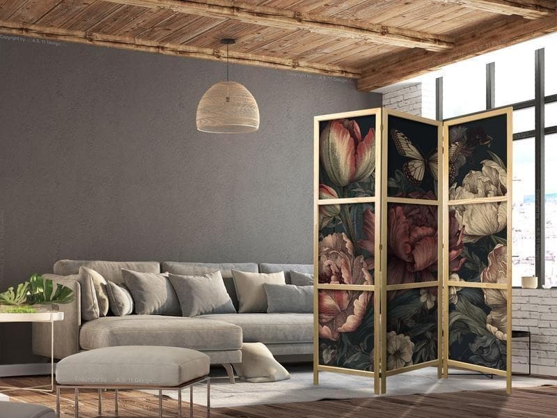 Paravento giapponese Elegante fantasia barocca 3 ante in Paraventi Collezione Casa - Trebisacce, commercioVirtuoso.it