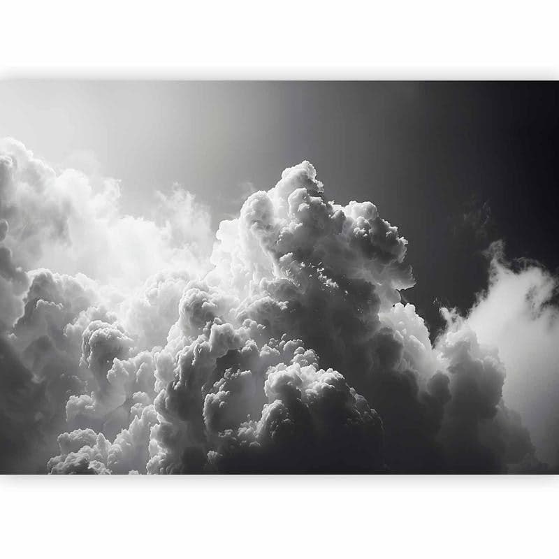 Carta da parati - Extraordinary Phenomenon: The Sun Illuminating Dark Clouds in Carta da parati Collezione Casa - Trebisacce, commercioVirtuoso.it
