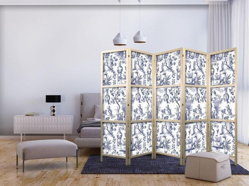 Paravento giapponese Foglie e ornamenti greci 5 ante in Paraventi Collezione Casa - Trebisacce, commercioVirtuoso.it