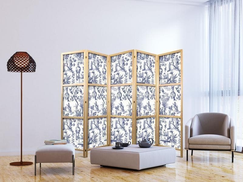 Paravento giapponese Foglie e ornamenti greci 5 ante in Paraventi Collezione Casa - Trebisacce, commercioVirtuoso.it