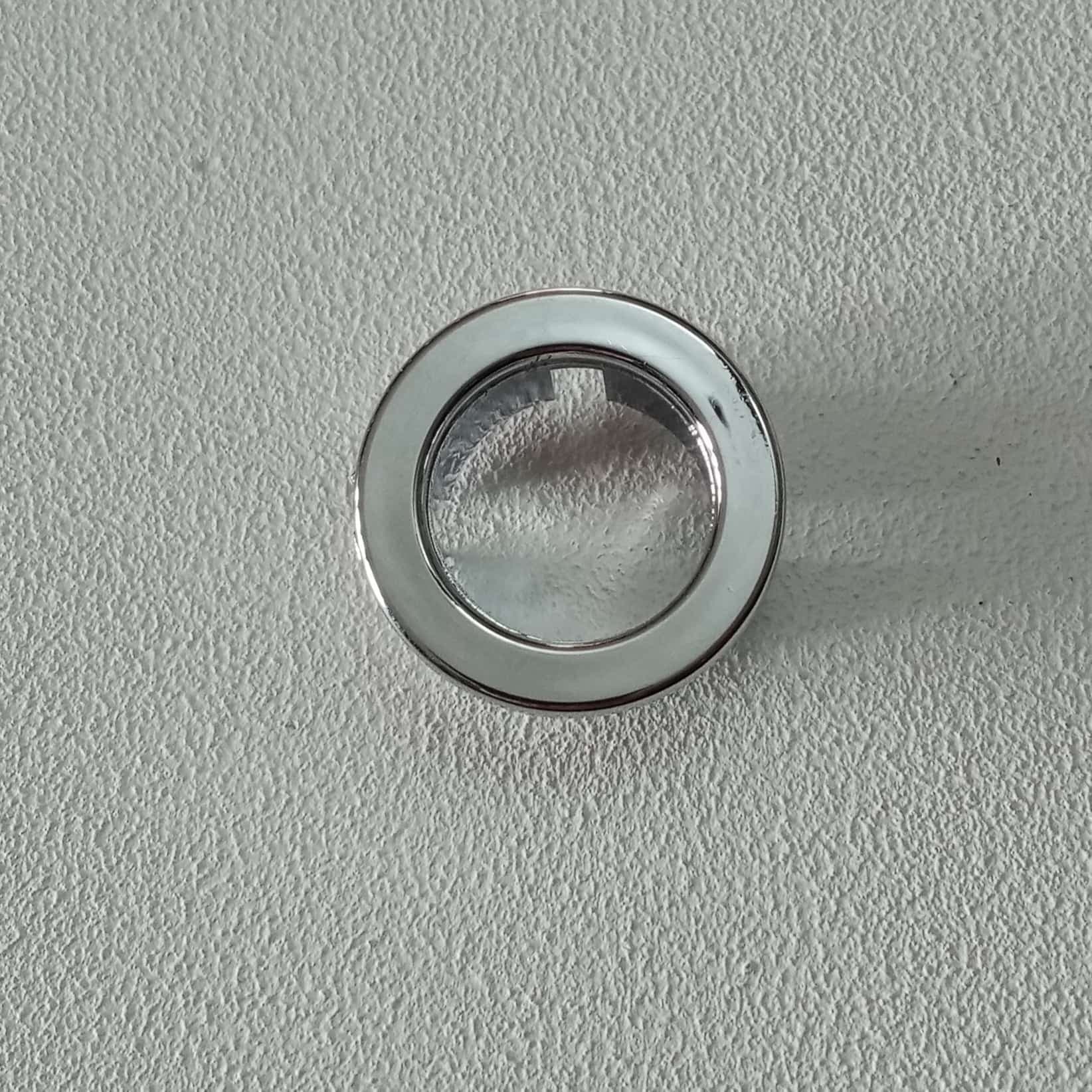 Ghiera anello cromato per fori da 24mm per troppo pieno lavabo e bidet - 2pz in Tappi Aloiserw.com - Altomonte, commercioVirtuoso.it
