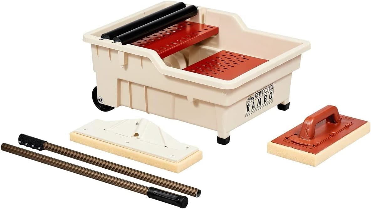 RAIMONDI -- VASCHETTA LAVAGGIO "RAMBO" LT.40 KIT GRIGLIA 2 RULLI E 2 FRATTONI in prodotto EuroStore07 - Alatri, commercioVirtuoso.it