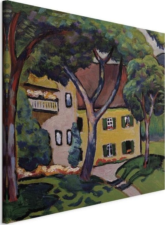 Quadro - Staudacherhaus in Tegernsee (August Macke) in Poster e stampe Collezione Casa - Trebisacce, commercioVirtuoso.it