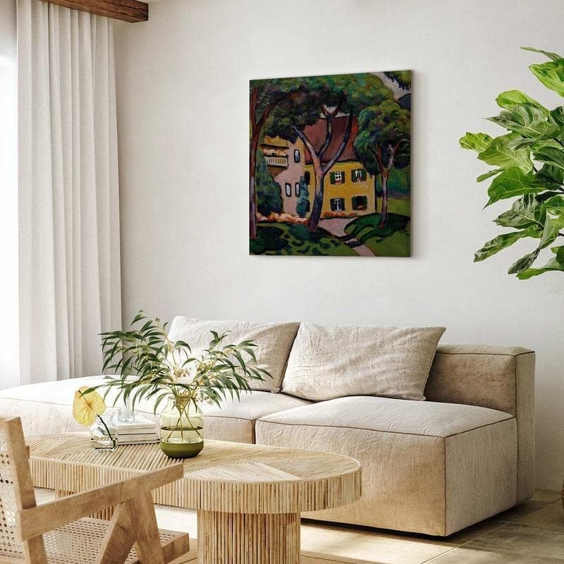 Quadro - Staudacherhaus in Tegernsee (August Macke) in Poster e stampe Collezione Casa - Trebisacce, commercioVirtuoso.it