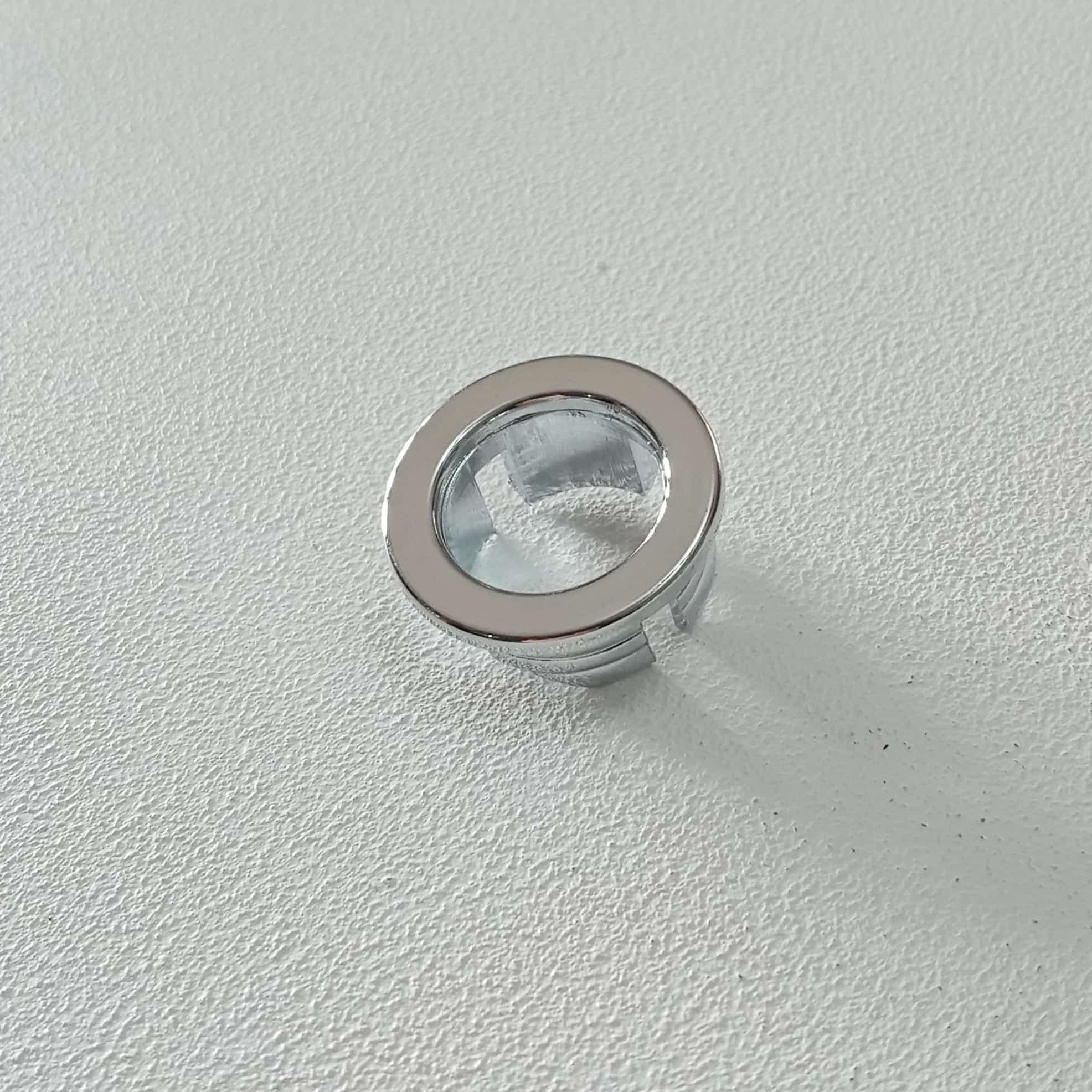 Ghiera anello cromato per fori da 28mm per troppo pieno lavabo e bidet - 2pz in Aeratori Aloiserw.com - Altomonte, commercioVirtuoso.it