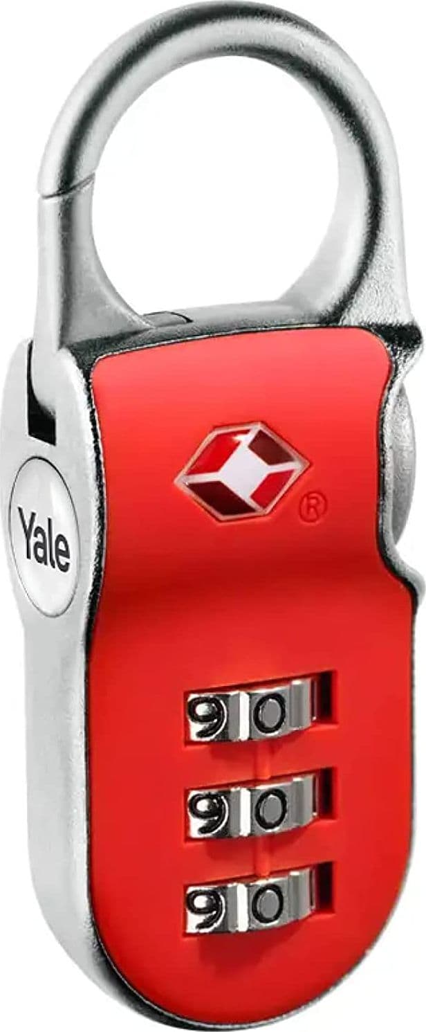 LUCCHETTO AD ARCO A COMBINAZIONE VALIGE CON DISPOSITIVO TSA YTP2 - mm.26 rosso in prodotto EuroStore07 - Alatri, commercioVirtuoso.it