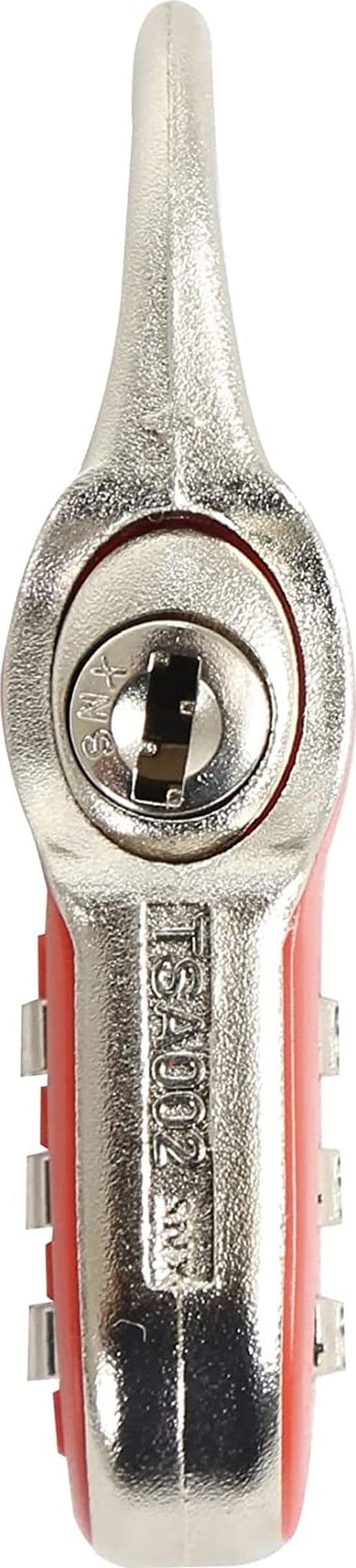 LUCCHETTO AD ARCO A COMBINAZIONE VALIGE CON DISPOSITIVO TSA YTP2 - mm.26 rosso in prodotto EuroStore07 - Alatri, commercioVirtuoso.it