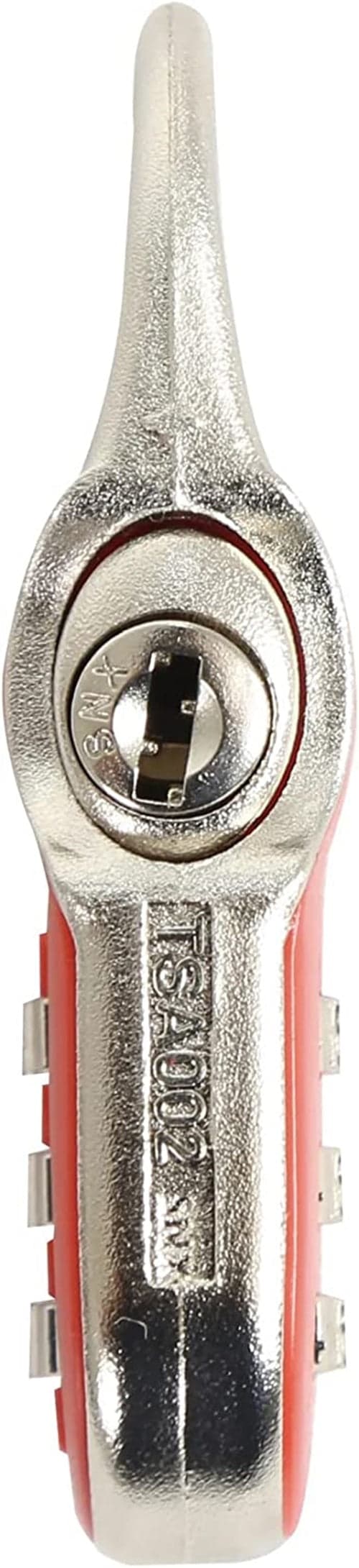 LUCCHETTO AD ARCO A COMBINAZIONE VALIGE CON DISPOSITIVO TSA YTP2 - mm.26 rosso in prodotto EuroStore07 - Alatri, commercioVirtuoso.it