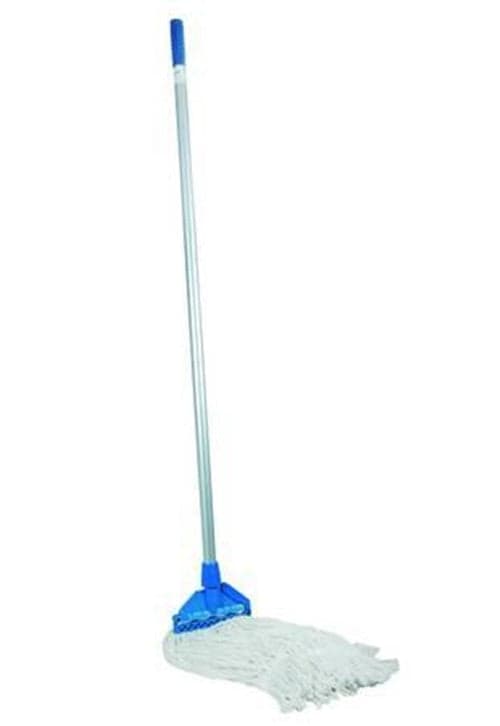 SCOPA MOCIO CLEAN CON MANICO cm.40x15 mocio 65% cotone, 35% poliestere in prodotto EuroStore07 - Alatri, commercioVirtuoso.it