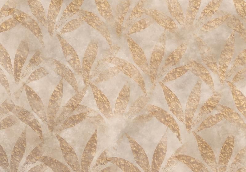 Carta da parati - Leaves and Gold in Carta da parati Collezione Casa - Trebisacce, commercioVirtuoso.it