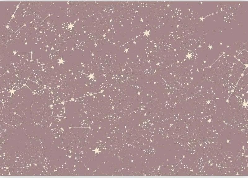 Carta da parati - Night Sky - Artistic Constellations and Stars in Pastel Shades in Carta da parati Collezione Casa - Trebisacce, commercioVirtuoso.it