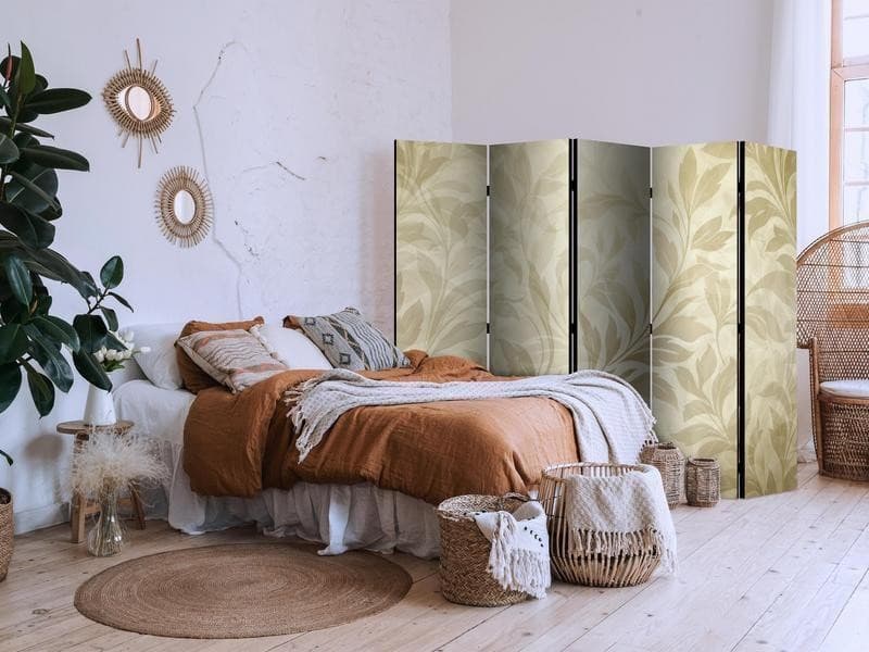 Paravento Foglie rampicanti beige 5 ante in Paraventi Collezione Casa - Trebisacce, commercioVirtuoso.it