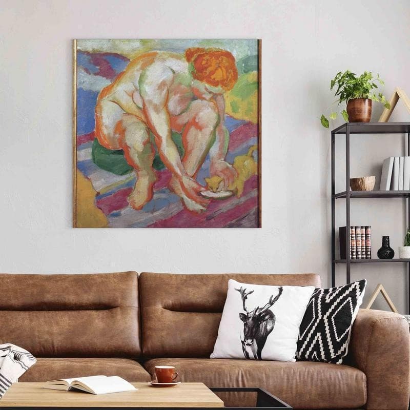 Quadro - Nude with cat (Franz Marc) in Poster e stampe Collezione Casa - Trebisacce, commercioVirtuoso.it