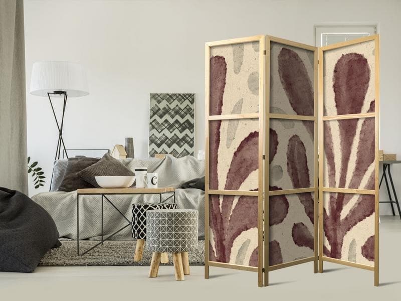 Paravento giapponese Foglie in stile Matisse 3 ante in Paraventi Collezione Casa - Trebisacce, commercioVirtuoso.it