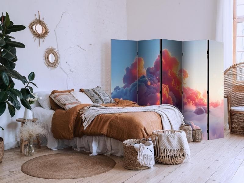 Paravento - Twilight Spectacle: Clouds in Shades of Pink and Purple in Occhiali Collezione Casa - Trebisacce, commercioVirtuoso.it