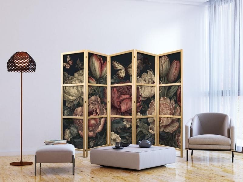 Paravento giapponese Elegante fantasia barocca 5 ante in Paraventi Collezione Casa - Trebisacce, commercioVirtuoso.it