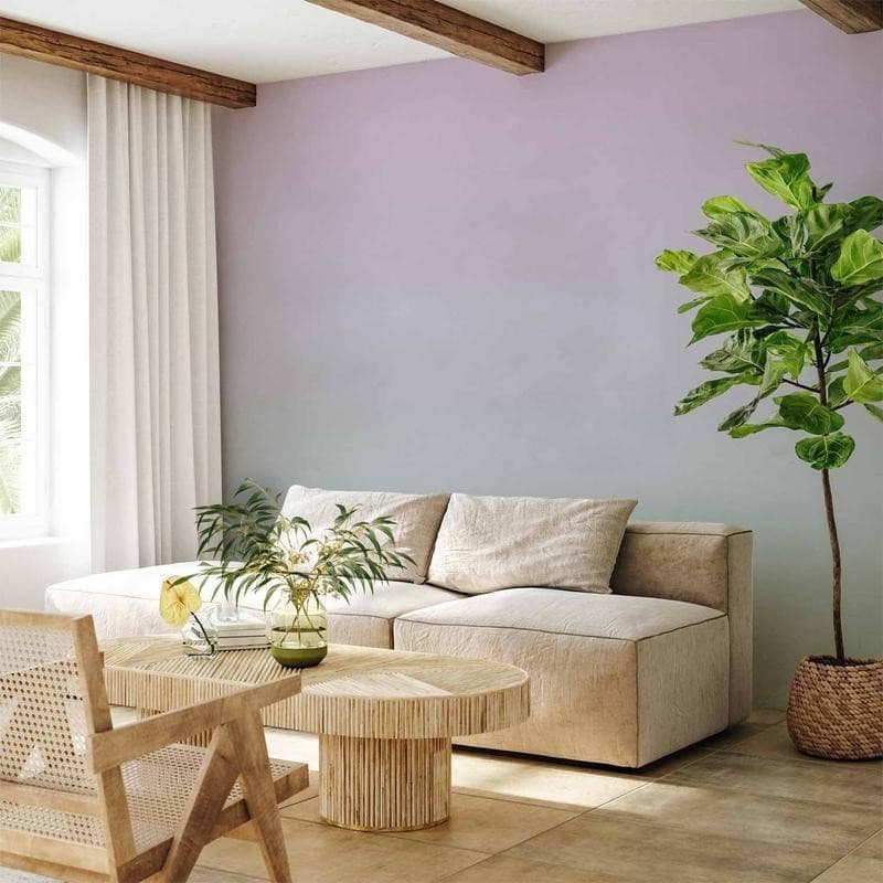 Carta da parati - Pastel Gradient - Transition of Colors from Violet to Mint in Carta da parati Collezione Casa - Trebisacce, commercioVirtuoso.it