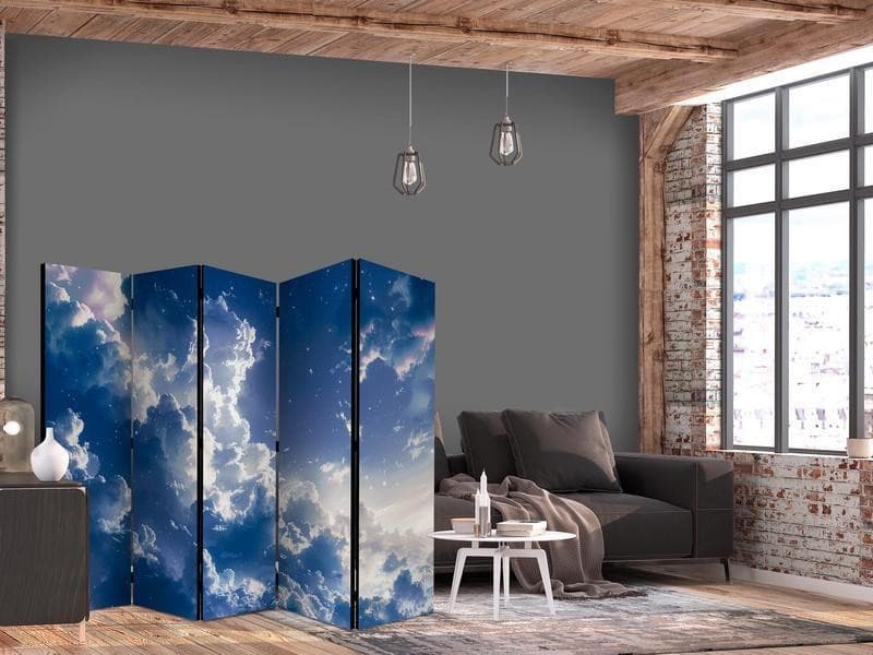 Paravento - Starry Clouds and Delicate Light Over a Corner of the Sky in Paraventi Collezione Casa - Trebisacce, commercioVirtuoso.it