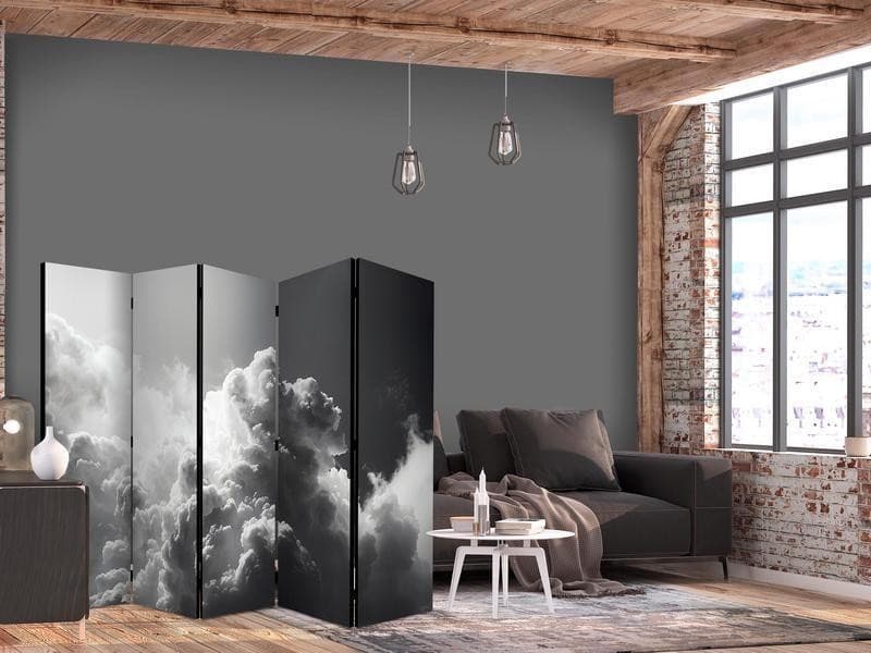 Paravento - Extraordinary Phenomenon: The Sun Illuminating Dark Clouds in Tende a pannello Collezione Casa - Trebisacce, commercioVirtuoso.it