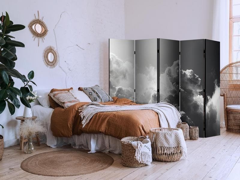 Paravento - Extraordinary Phenomenon: The Sun Illuminating Dark Clouds in Tende a pannello Collezione Casa - Trebisacce, commercioVirtuoso.it