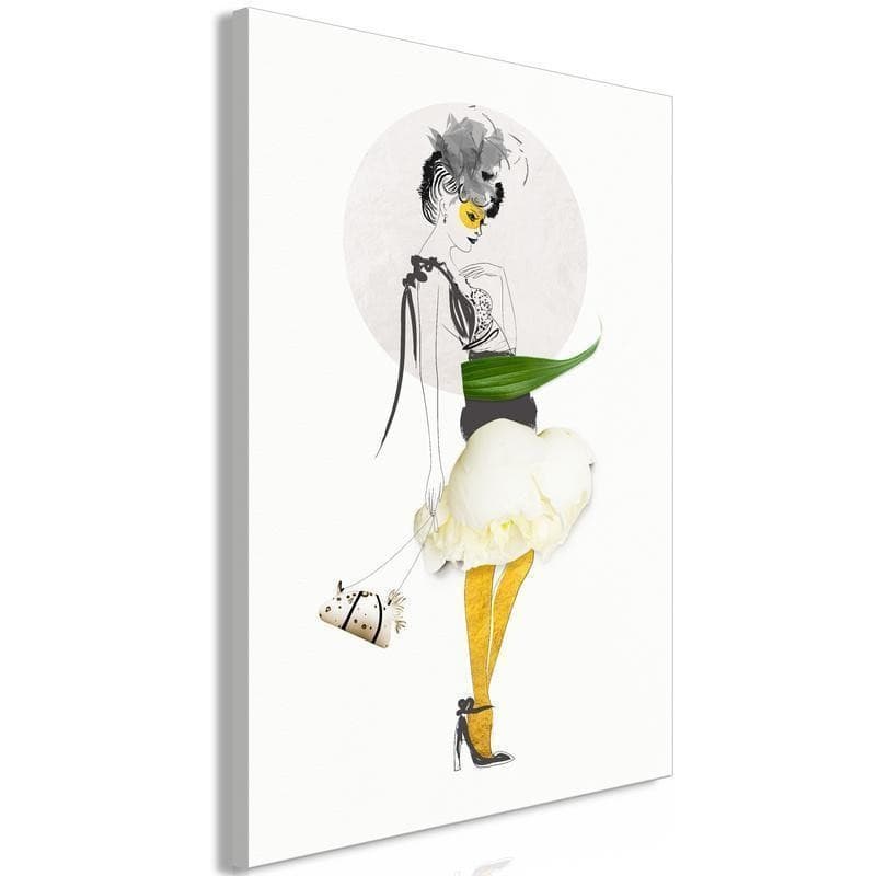 Quadro - Yellow Stocking (1 Part) Vertical in Poster e stampe Collezione Casa - Trebisacce, commercioVirtuoso.it
