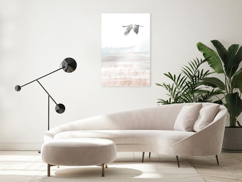 Quadro - Cranes Flight (1 Part) Vertical in Poster e stampe Collezione Casa - Trebisacce, commercioVirtuoso.it