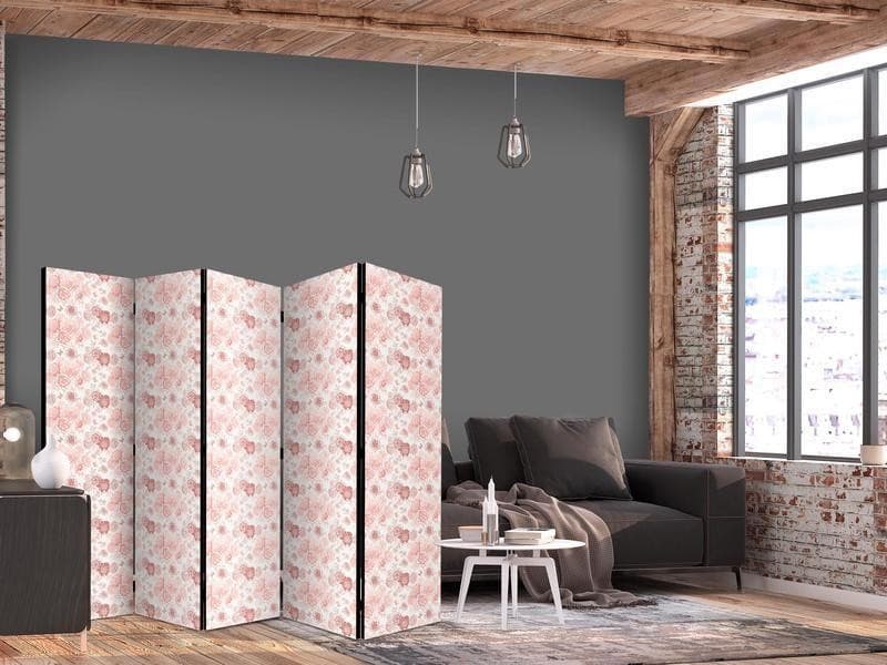 Paravento Esplosione di fiori rosa 5 ante in Paraventi Collezione Casa - Trebisacce, commercioVirtuoso.it