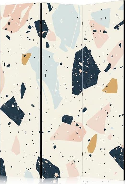 Paravento - Terrazzo with Large - Scaled Stones in Subdued Colors