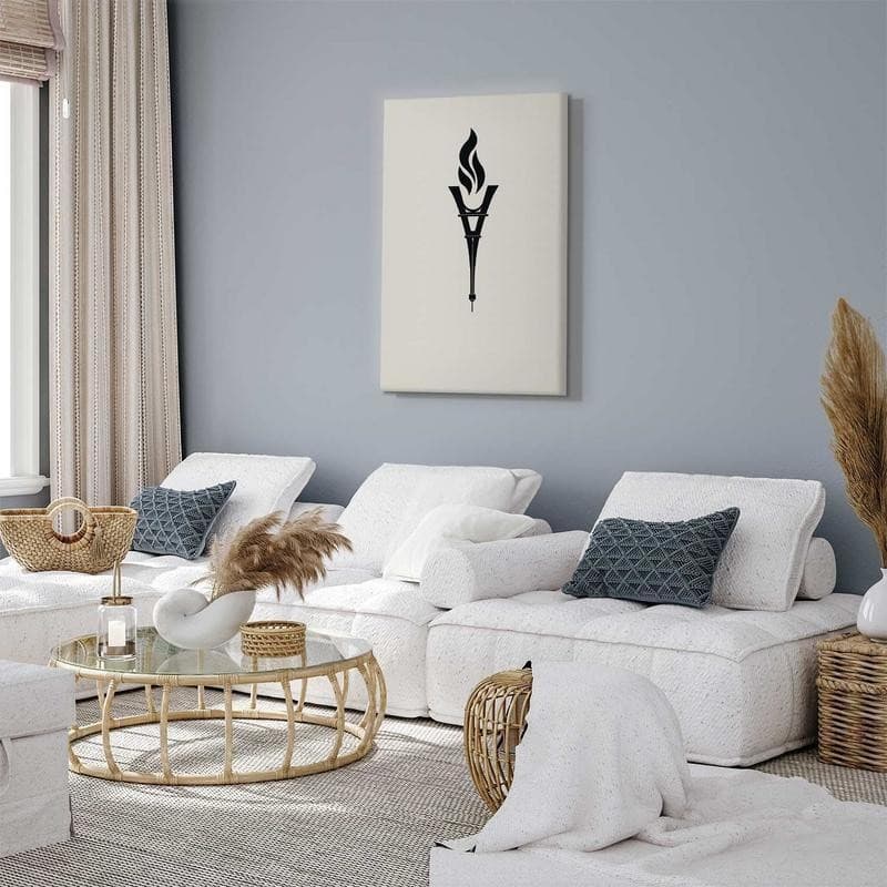 Quadro - Torch Shaped Like an Inverted Eiffel Tower in Poster e stampe Collezione Casa - Trebisacce, commercioVirtuoso.it