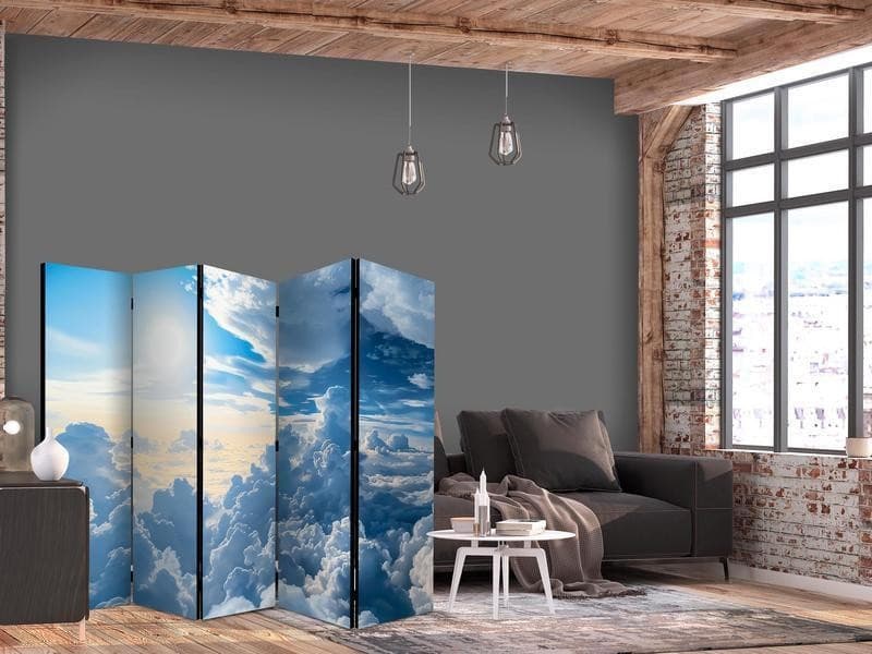 Paravento - Symphony of Light: The Sun and Clouds Coordinating in a Beautiful Sky in Paraventi Collezione Casa - Trebisacce, commercioVirtuoso.it