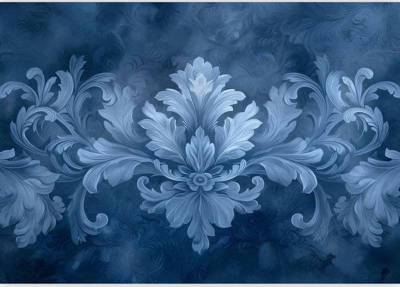 Carta da parati eleganza in blu e tonalità fredde in Carta da parati Collezione Casa - Trebisacce, commercioVirtuoso.it