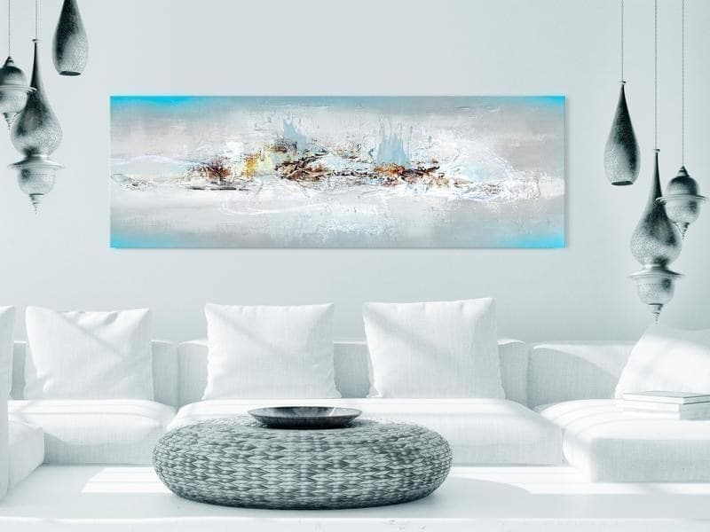 Quadro - Winter Outside the Window (1 Part) Narrow in Poster e stampe Collezione Casa - Trebisacce, commercioVirtuoso.it