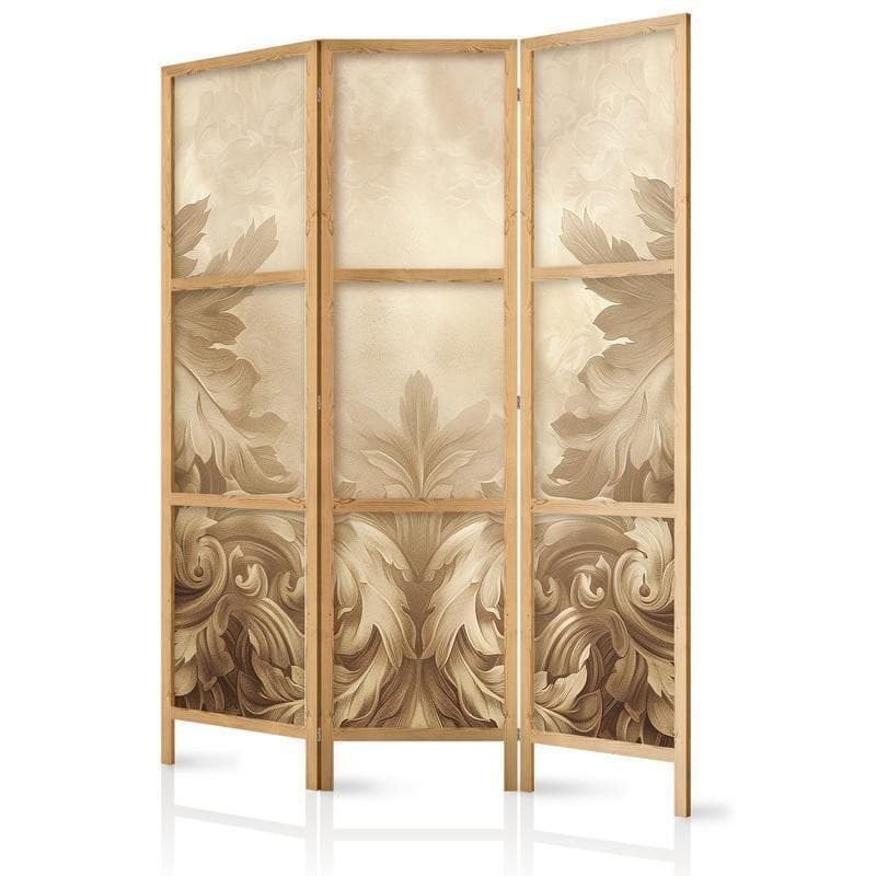 Paravento giapponese Ornamento barocco beige 3 ante in Paraventi Collezione Casa - Trebisacce, commercioVirtuoso.it