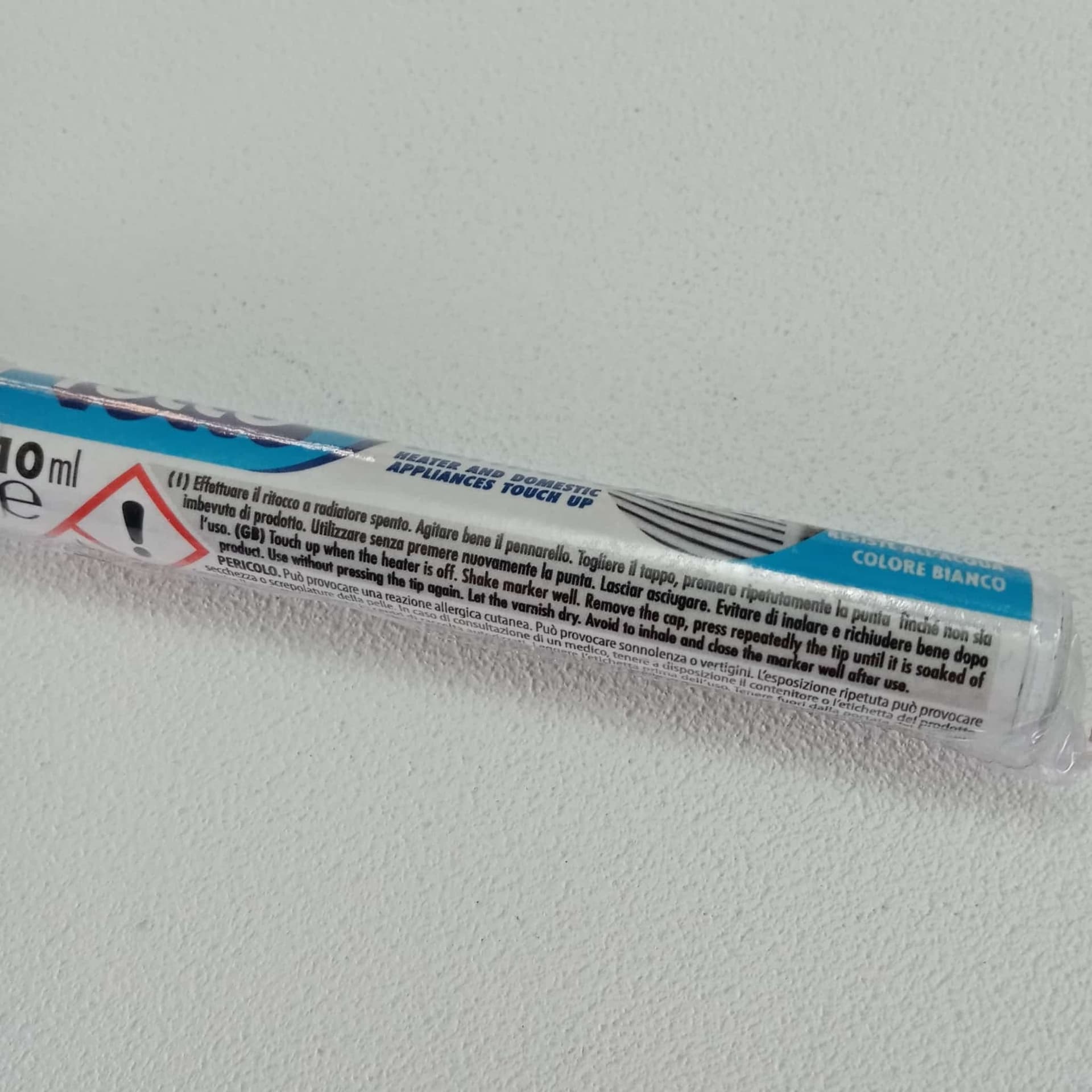 Saratoga Tocco bianco 10ml paint ritocco per caloriferi ed elettrodomestici - 1pz in Pittura per cucine e bagni Aloiserw.com - Altomonte, commercioVirtuoso.it