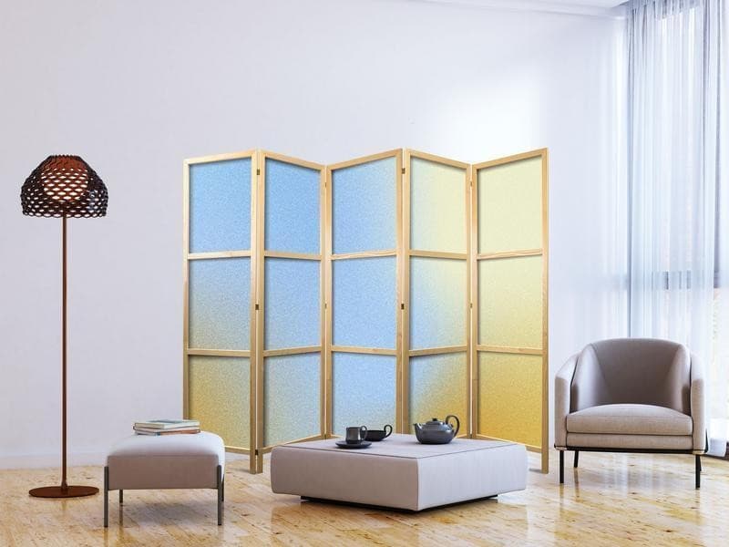 Paravento giapponese - Energetic Gradient - Gradient Composition in Vibrant Colors in Paraventi Collezione Casa - Trebisacce, commercioVirtuoso.it