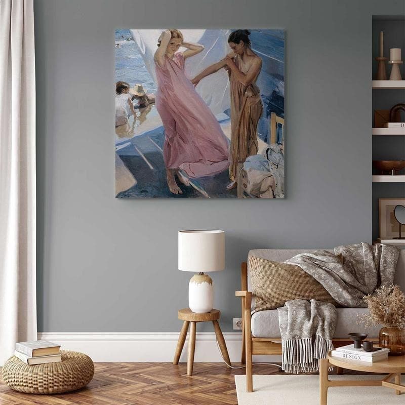 Quadro - After Bathing, Valencia (Joaquín Sorolla y Bastida) in Poster e stampe Collezione Casa - Trebisacce, commercioVirtuoso.it