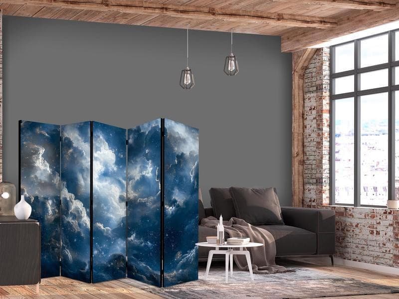 Paravento - Astronomical Wonders: Clouds and Stars in Harmonious Combination in Schermi divisori e protettivi per giardino Collezione Casa - Trebisacce, commercioVirtuoso.it
