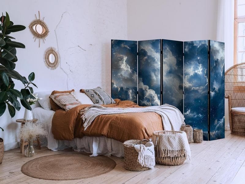 Paravento - Astronomical Wonders: Clouds and Stars in Harmonious Combination in Schermi divisori e protettivi per giardino Collezione Casa - Trebisacce, commercioVirtuoso.it