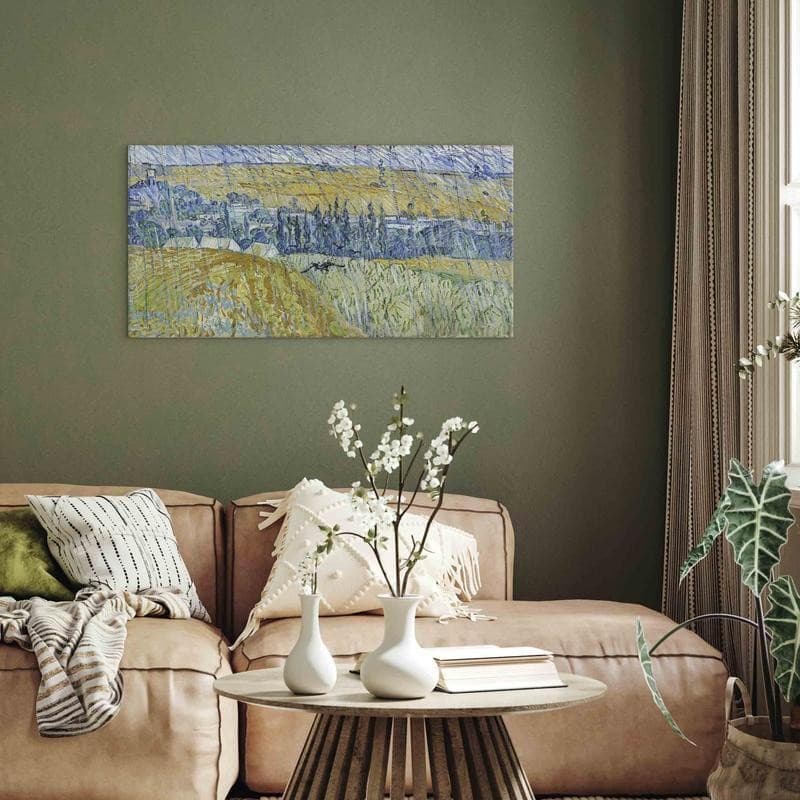 Quadro - Auvers in the Rain (Vincent Van Gogh) in Poster e stampe Collezione Casa - Trebisacce, commercioVirtuoso.it