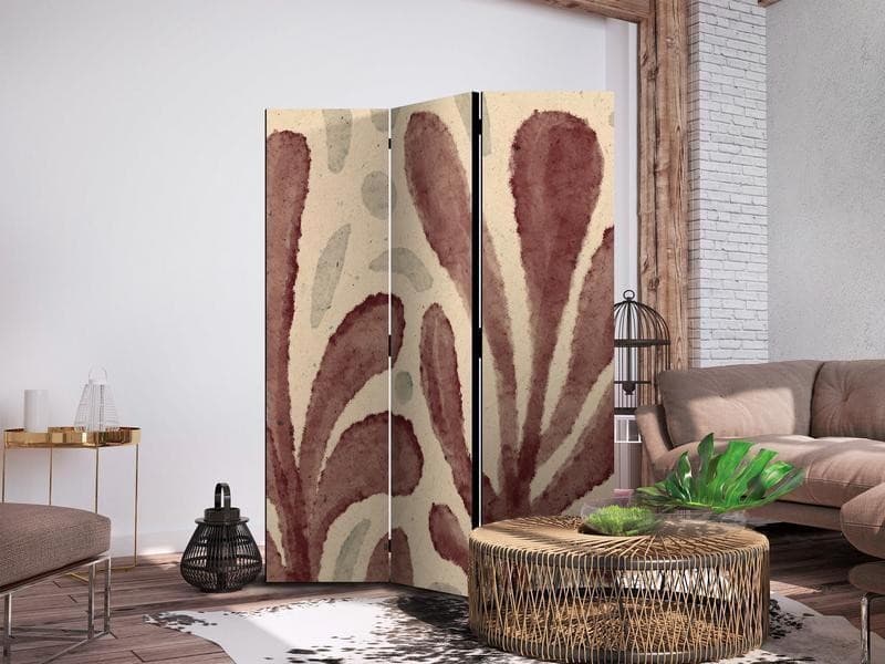 Paravento - Waving Leaves - Irregular Plant Shapes in the Style of Matisse in Paraventi Collezione Casa - Trebisacce, commercioVirtuoso.it