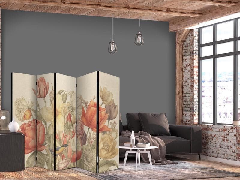 Paravento Bouquet di tulipani 5 ante in Paraventi Collezione Casa - Trebisacce, commercioVirtuoso.it