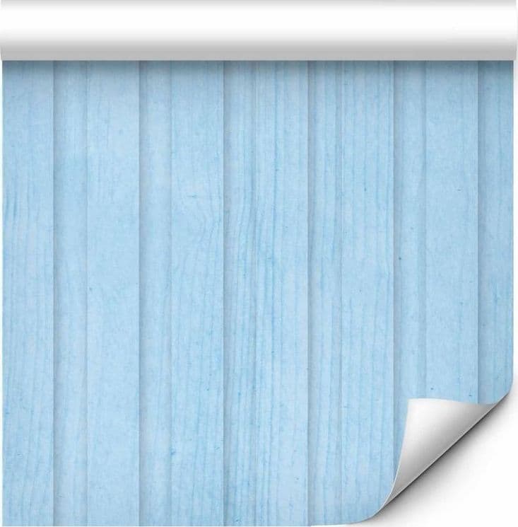 Tappezzeria murale - Blue Panels - Wooden planks in a pastel blue shade in Carta da parati Collezione Casa - Trebisacce, commercioVirtuoso.it